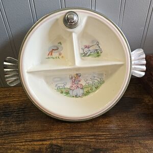 Vintage Little Bo Peep Cermaic Plate